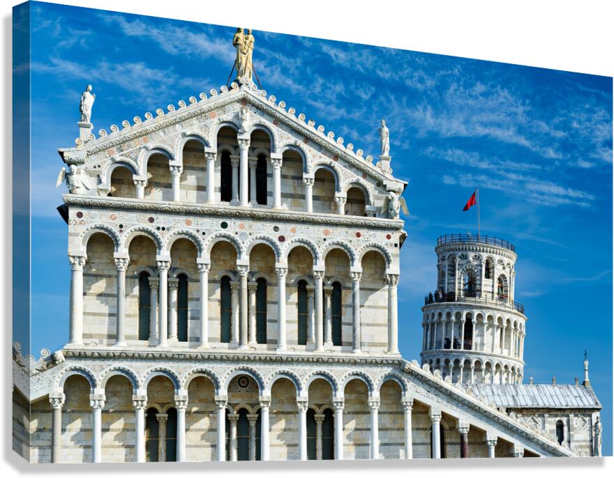 Pisa Cathedral and Leaning Tower in Piazza dei Miracoli