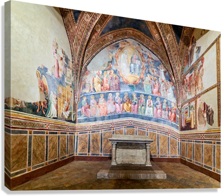 Frescoes by Cenni di Francesco Ser Cenni in San Lorenzo Church