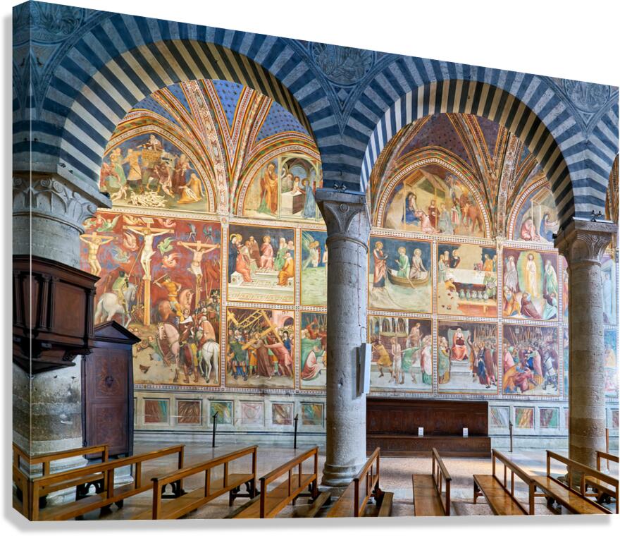 Interior view of Collegiata di Santa Maria Assunta church