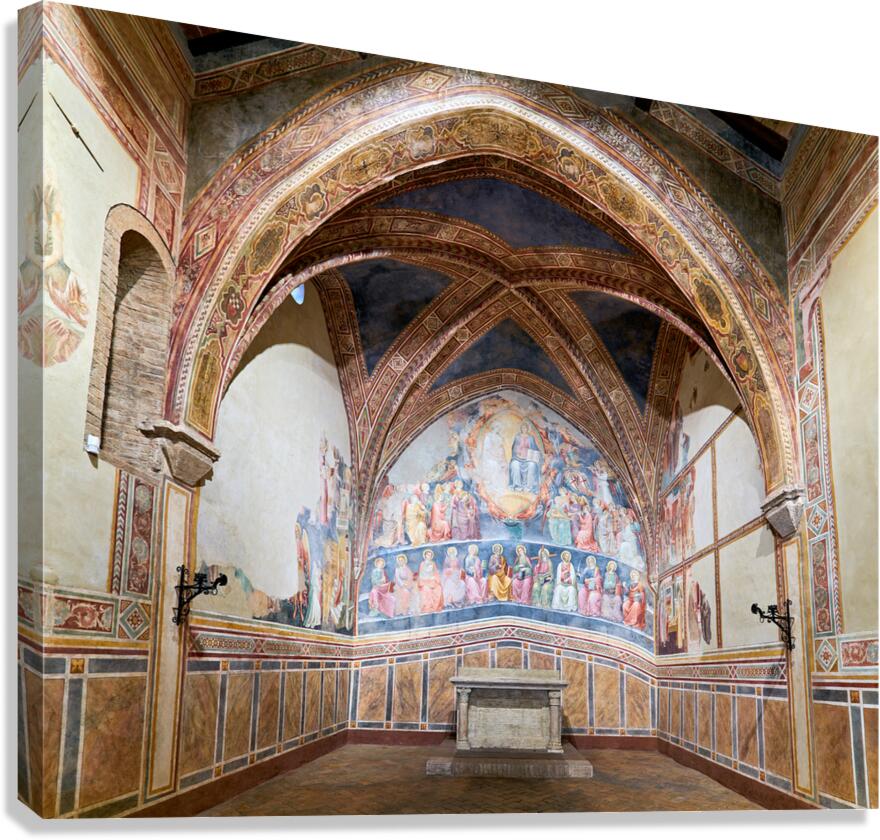Frescoes in the church of San Lorenzo in Ponte San Gimignano