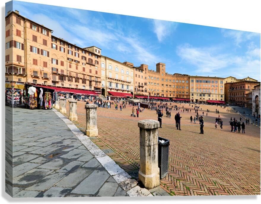 Exploring Piazza del Campo in Siena Tuscany Italy