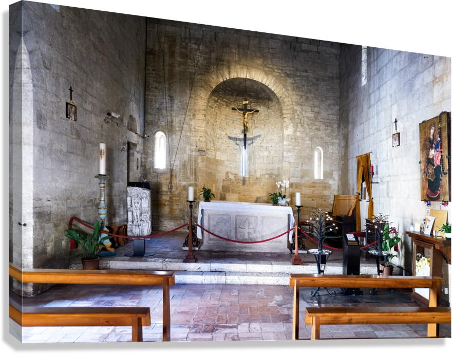 Santa Maria Assunta church in San Quirico dOrcia Italy