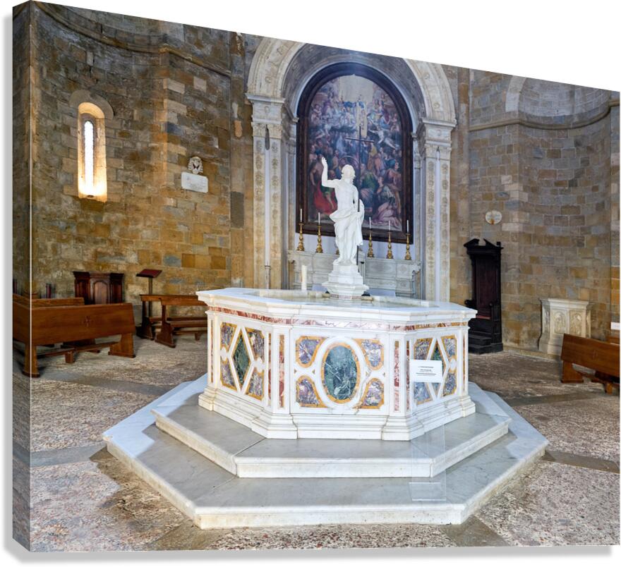 Exploring the baptistery of san giovanni in volterra tuscany