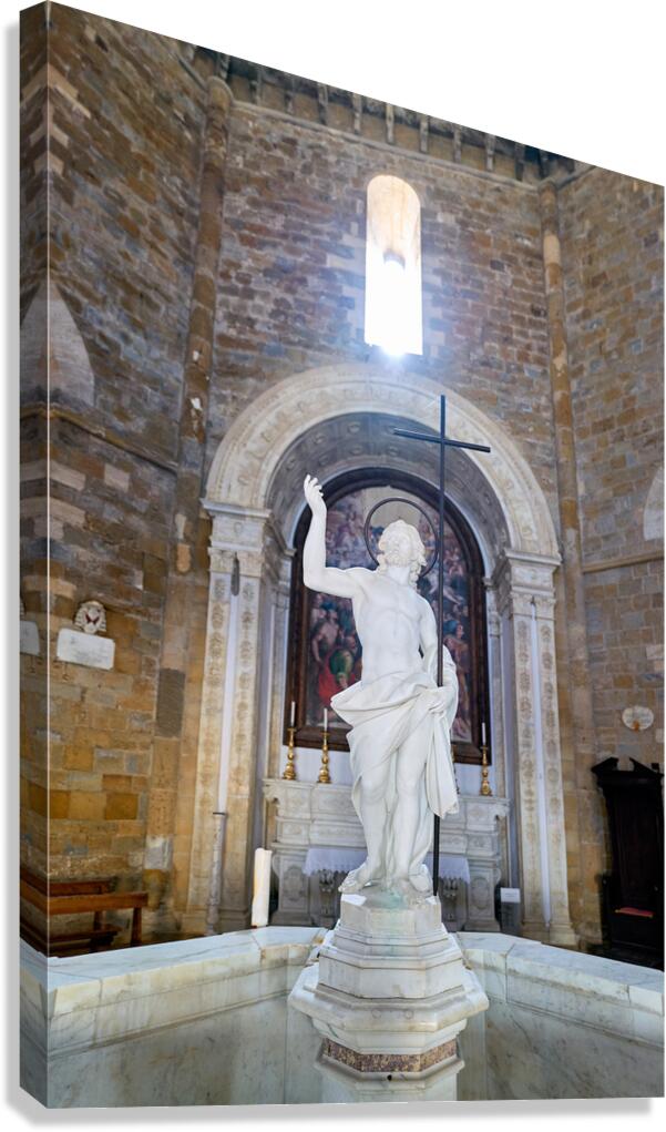 Baptistery of san giovanni in volterra tuscany italy