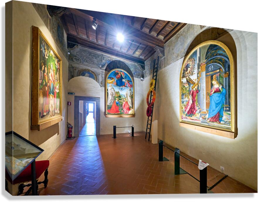 Discovering art at Pinacoteca in Volterra Tuscany Italy