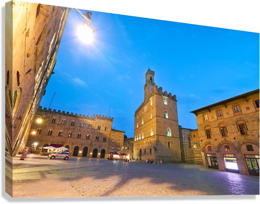 Palazzo dei Priori stands in Piazza dei Priori in Volterra Italy
