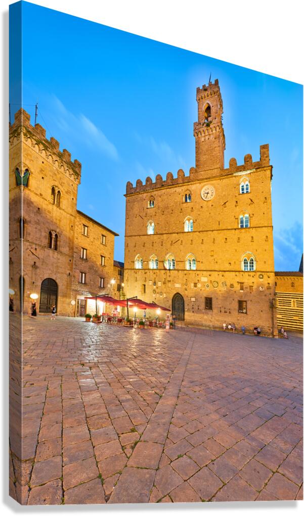 Exploring Palazzo dei Priori in Volterra Tuscany Italy