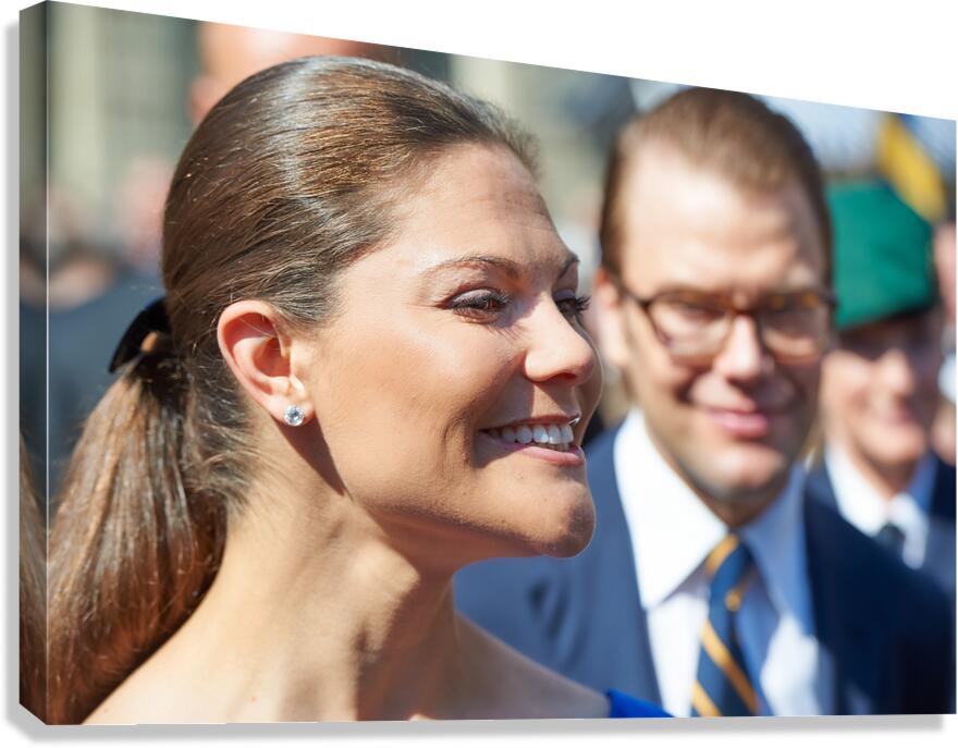 Crown Princess Victoria and Prince Daniel at event in Stockholm