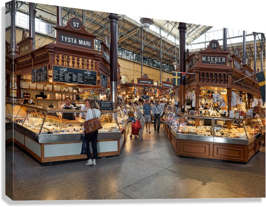 Exploring Östermalms Saluhall Hallen in central Stockholm