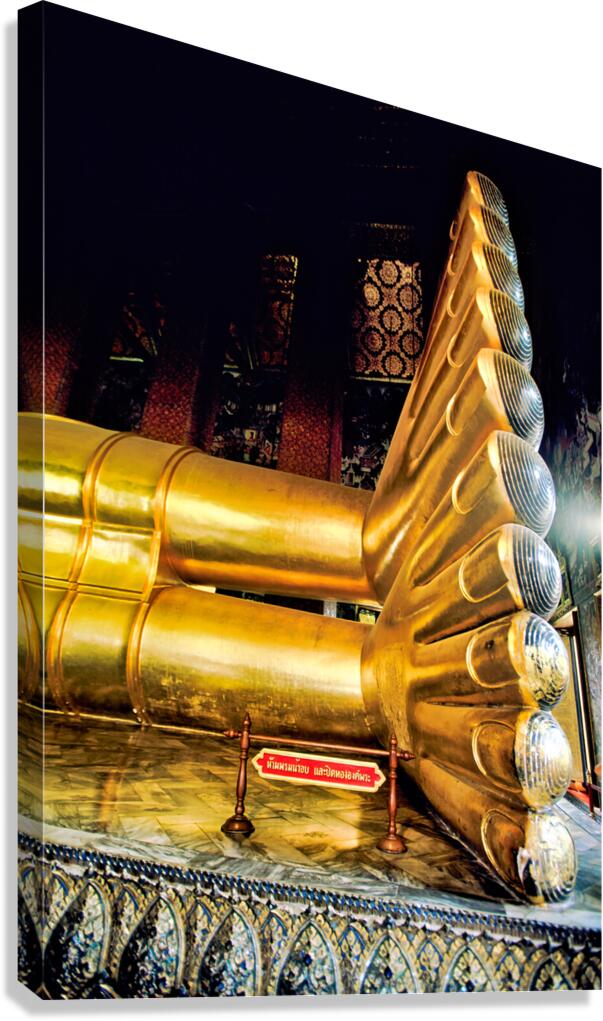 Big Buddha statue at Wat Pho temple in Bangkok Thailand