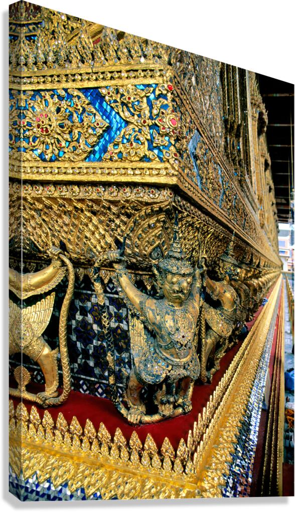 Intricate design at Wat Phra Kaew in Bangkok