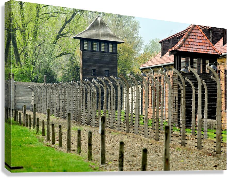 Exploring Auschwitz concentration camp site in Krakow Poland