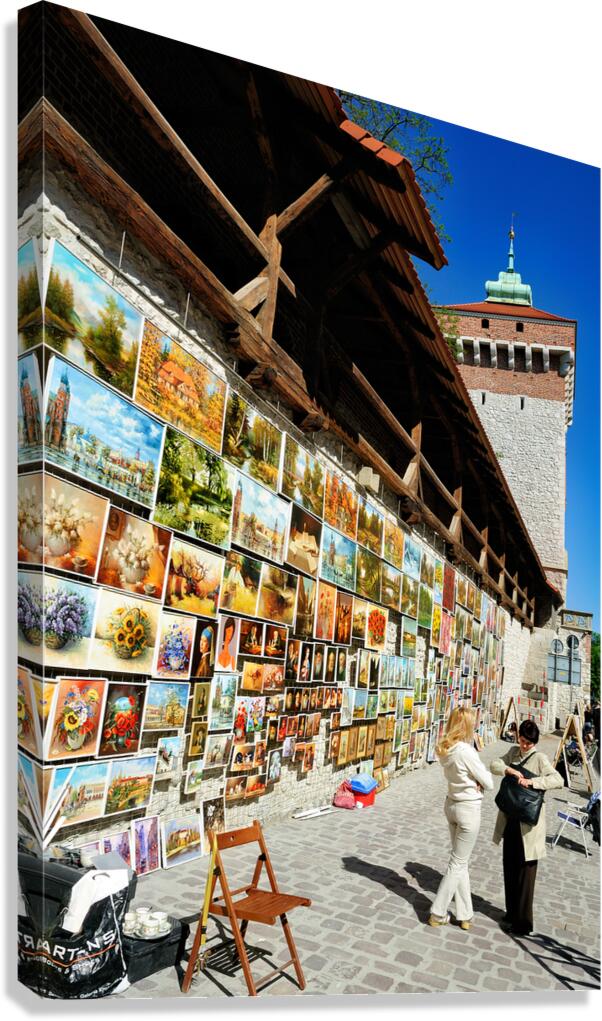Artists showcase work in sunny Krakow Poland