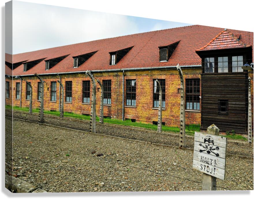 Site of Auschwitz concentration camp in Krakow Poland