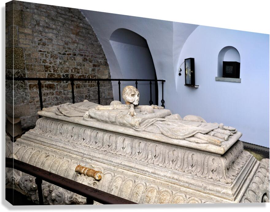 Tomb of a historical figure located in Krakow Poland