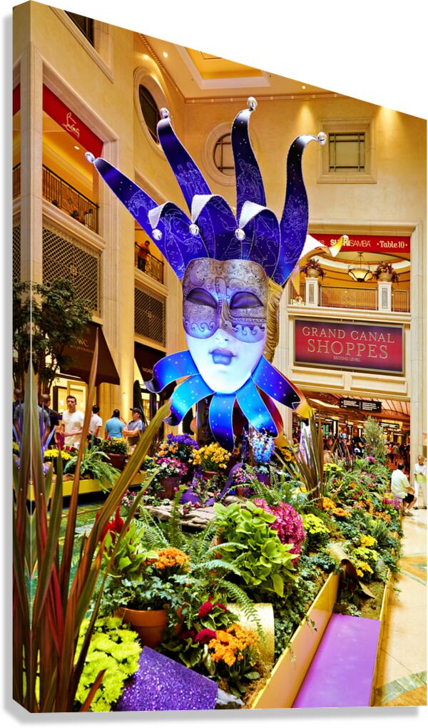 Mardi Gras display in Mall of Venetian Hotel in Las Vegas