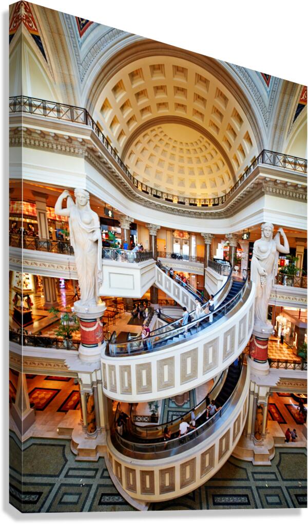 Shopping experience in Caesars Palace Mall in Las Vegas