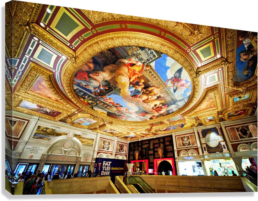 Shopping scene in Las Vegas mall at Venetian Hotel