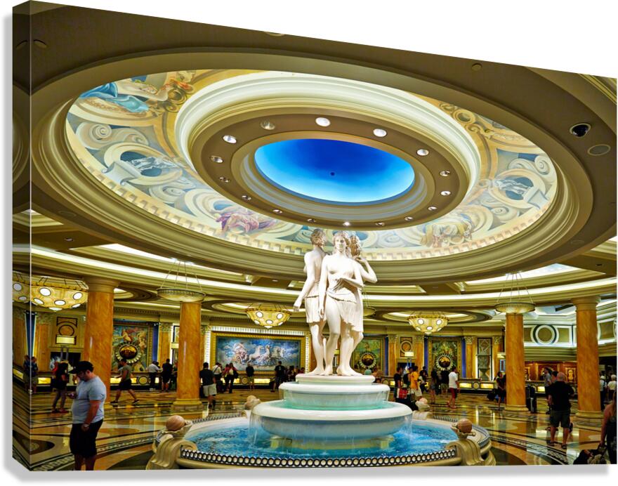 Lobby at caesars palace hotel in las vegas