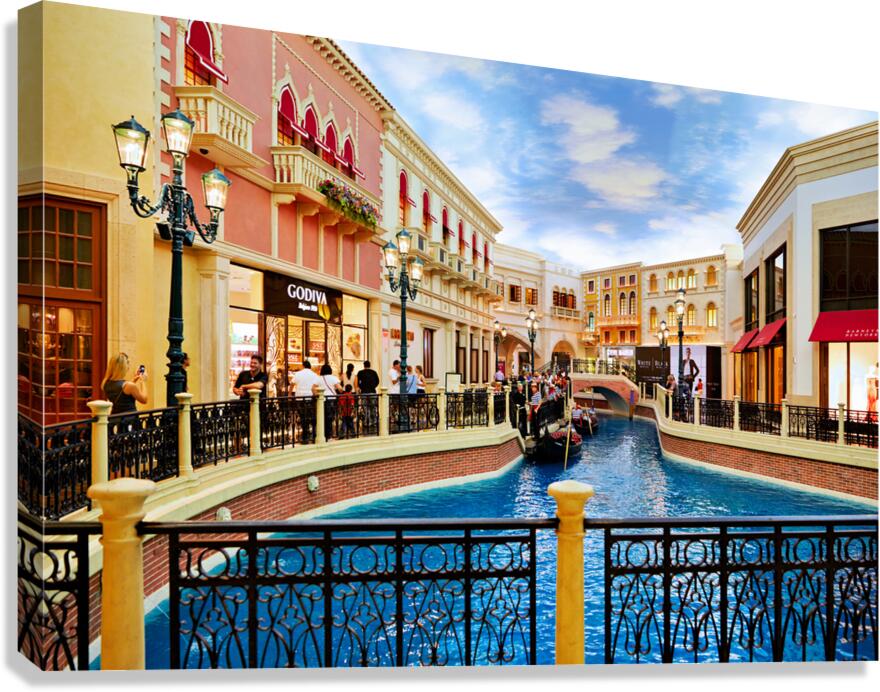 Explore little venice at the venetian hotel in las vegas