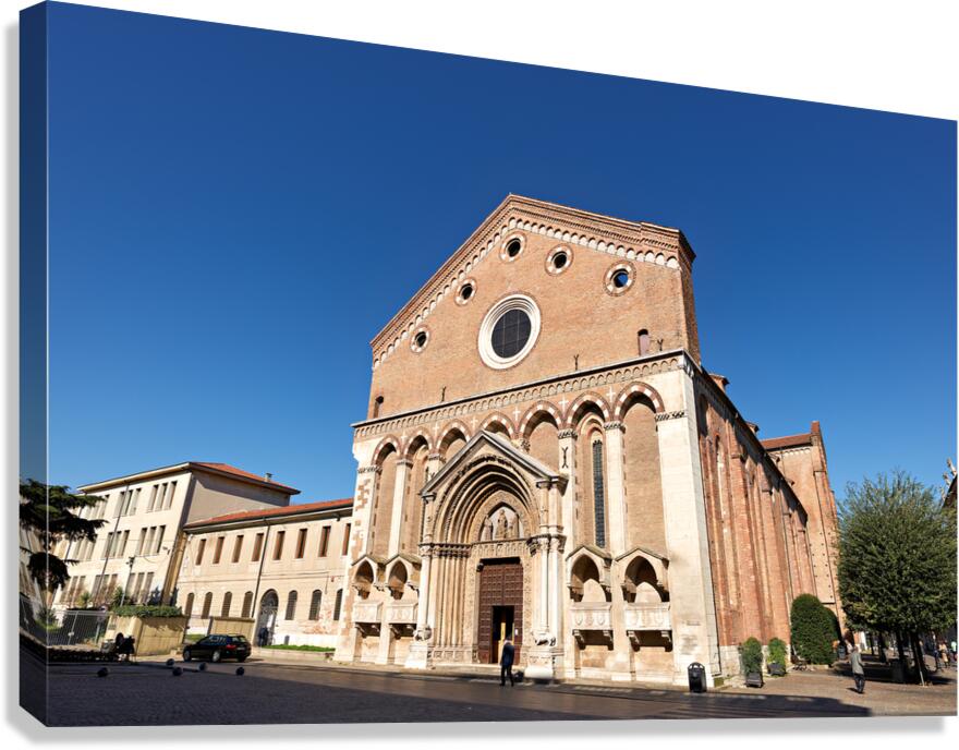 Exploring the church of San Lorenzo in Vicenza Veneto Italy