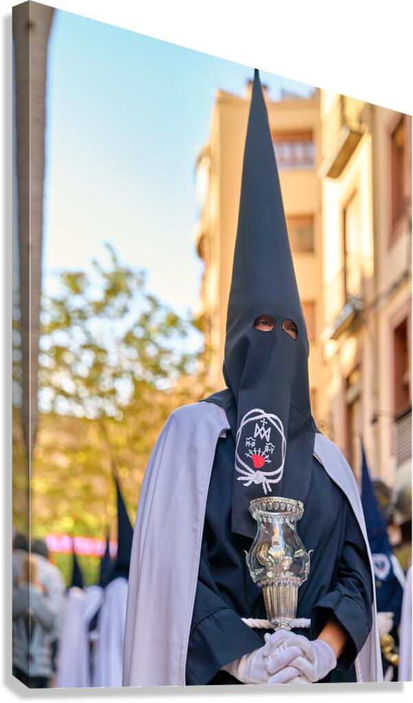 Easter processions in Zaragoza Spain on Holy Week