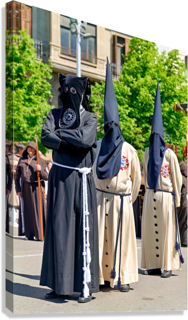 Easter Holy Week processions in Zaragoza Aragon Spain