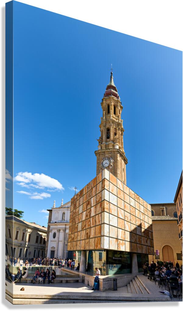 Visit to the cathedral of the savior in zaragoza spain