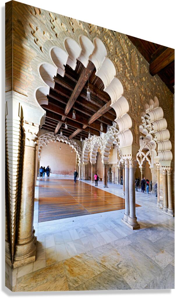 Visit to aljaferia palace in zaragoza spain