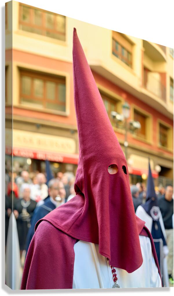 Easter processions in Zaragoza with traditional garb