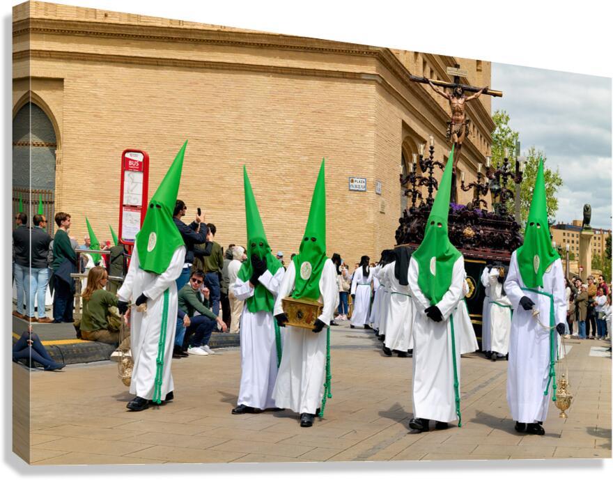 Processions in Zaragoza during Holy Week celebrations
