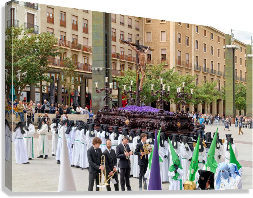 Processions in Zaragoza during Easter Holy Week celebrations