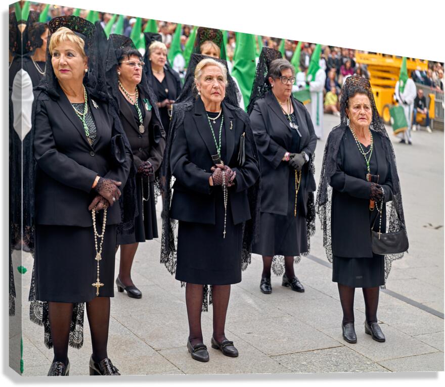 Easter Holy Week processions in Zaragoza Aragon Spain