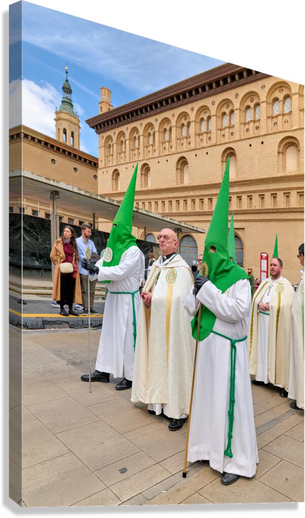 Easter Holy Week processions in Zaragoza Spain
