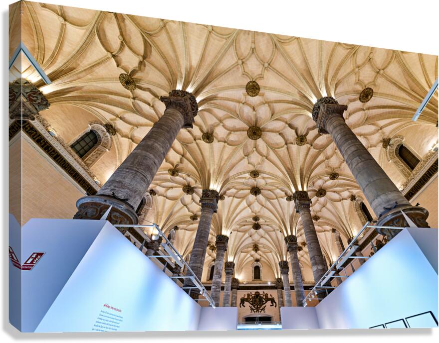 Stunning architecture at La Lonja in Zaragoza