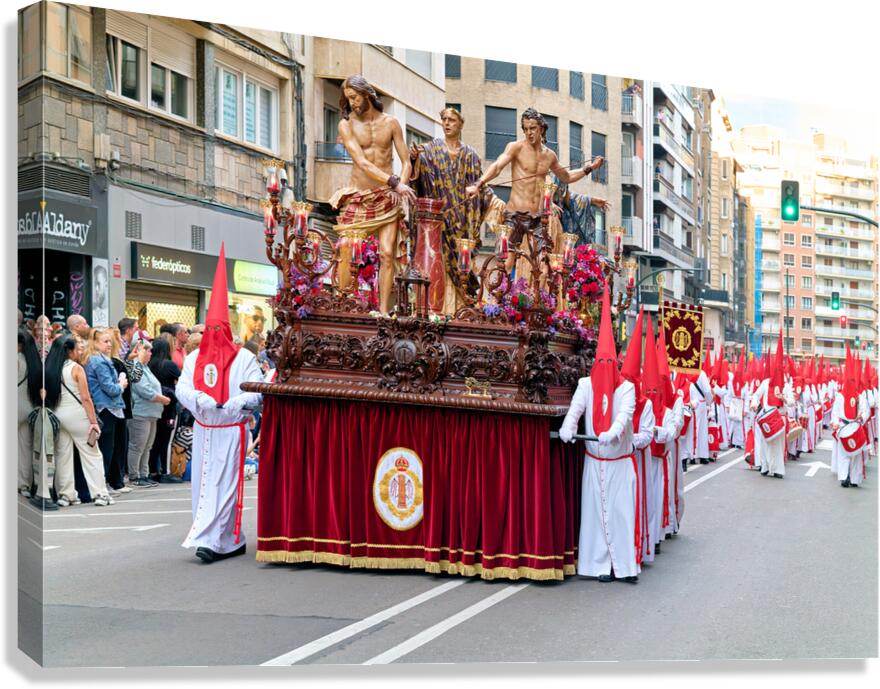 Easter Holy Week processions in Zaragoza Spain