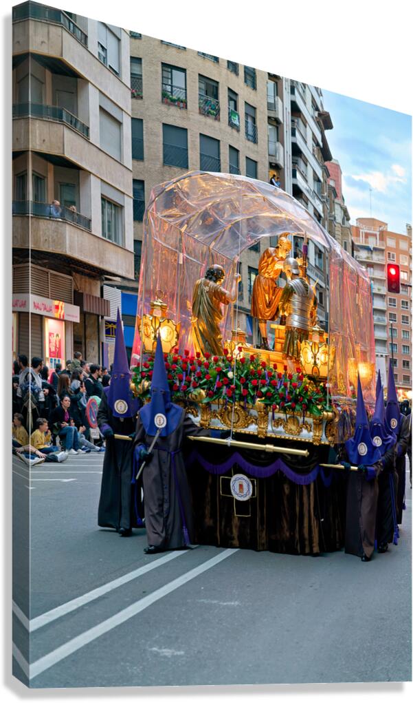 Processions of easter holy week in zaragoza aragon spain