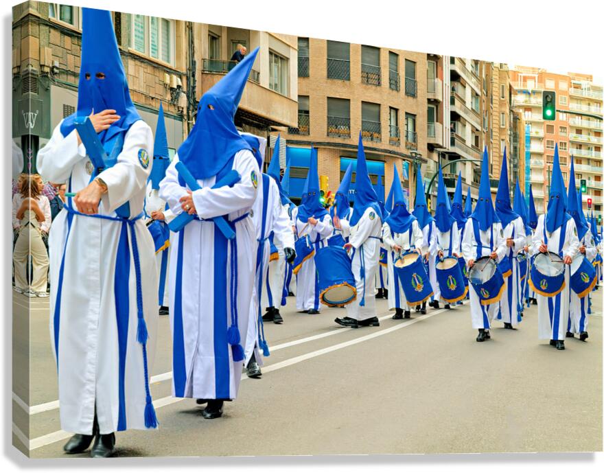 Easter Holy Week processions in Zaragoza Aragon Spain