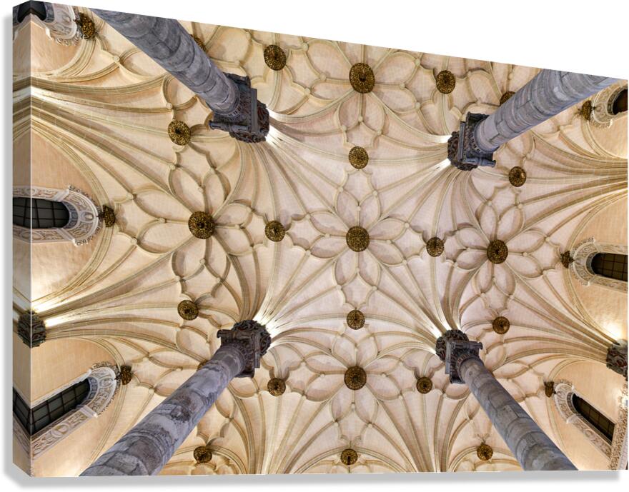 Artistic ceiling design in Zaragoza exhibition hall