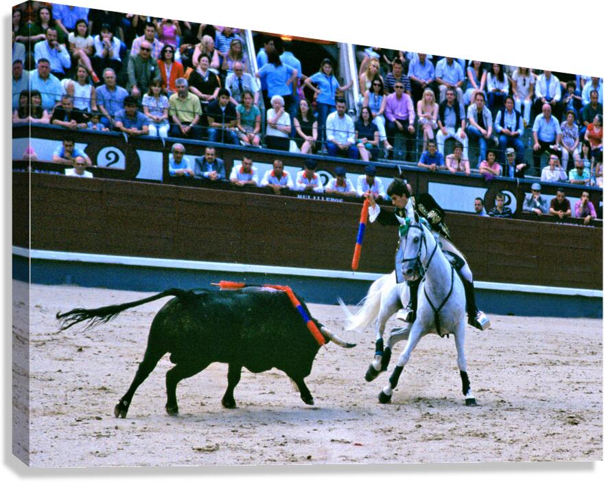 Bullfight on horseback at Las Ventas in Madrid