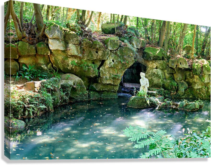 Visit to the bath of Venus in Caserta Campania Italy