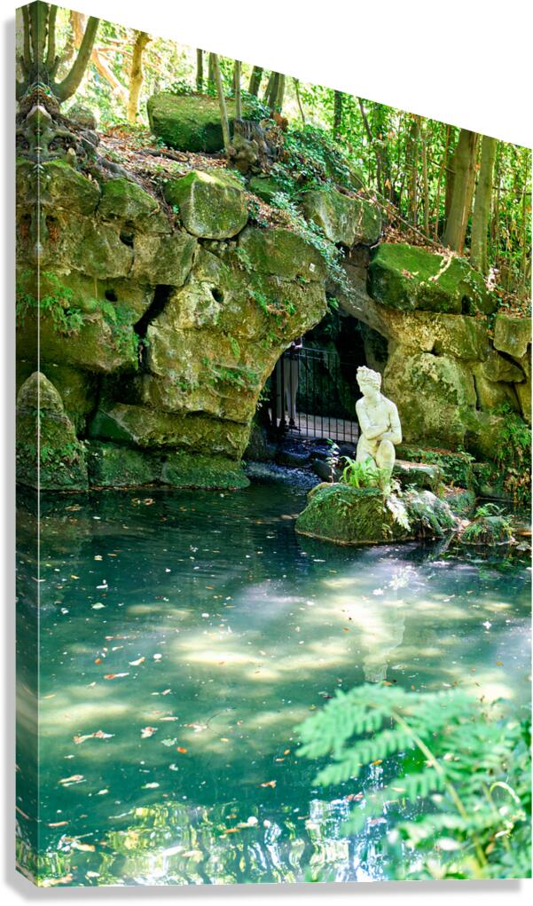 Exploring the bath of Venus in Caserta Campania Italy