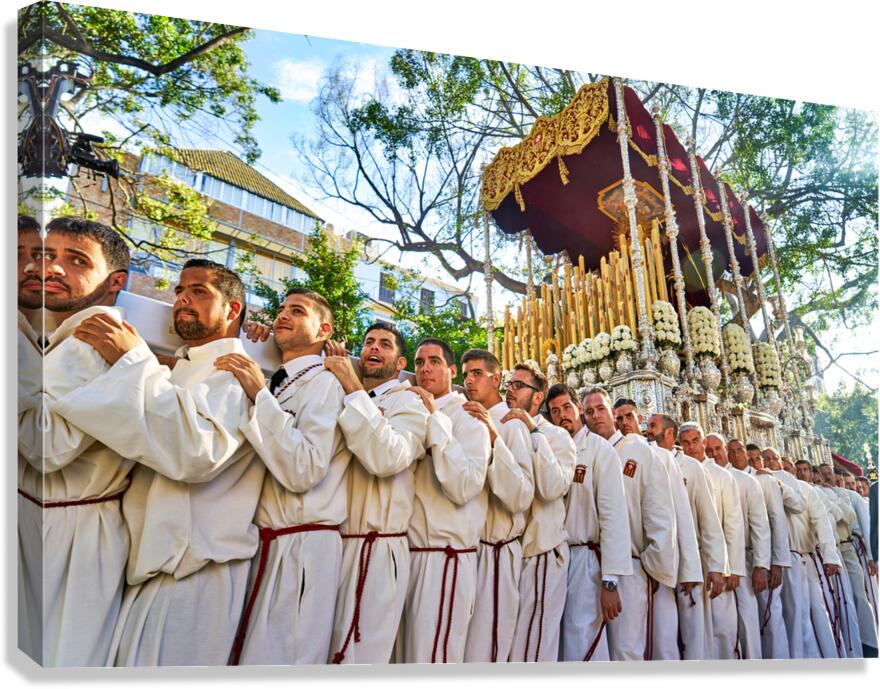 Easter Holy Week processions in Malaga Andalusia