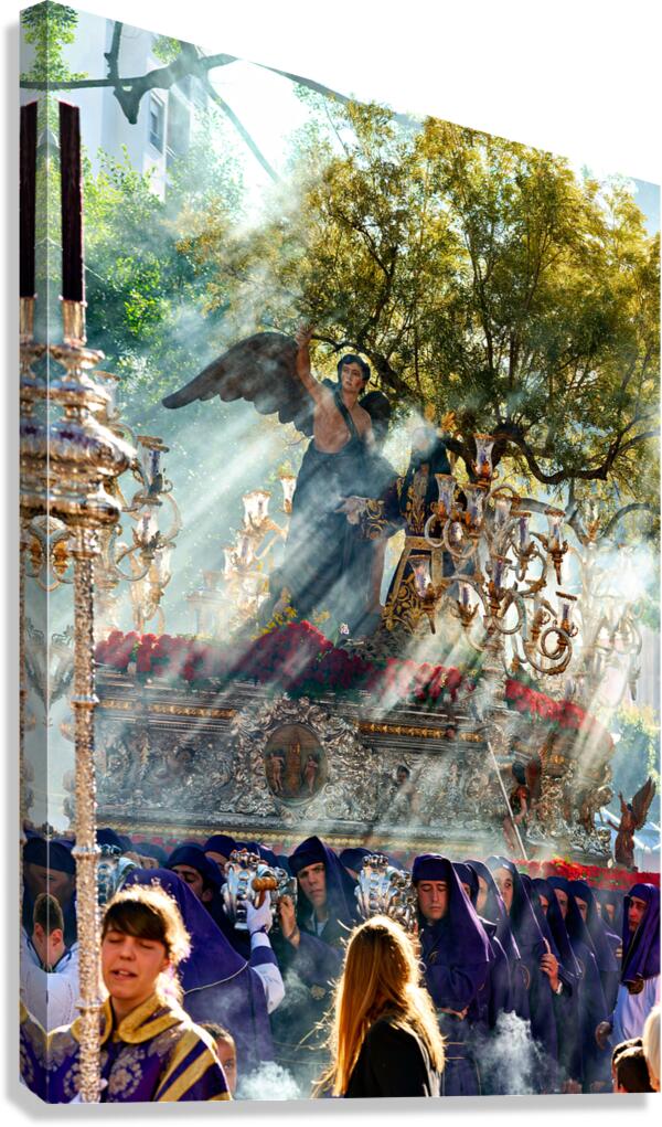 Procession in Malaga during Easter Holy Week