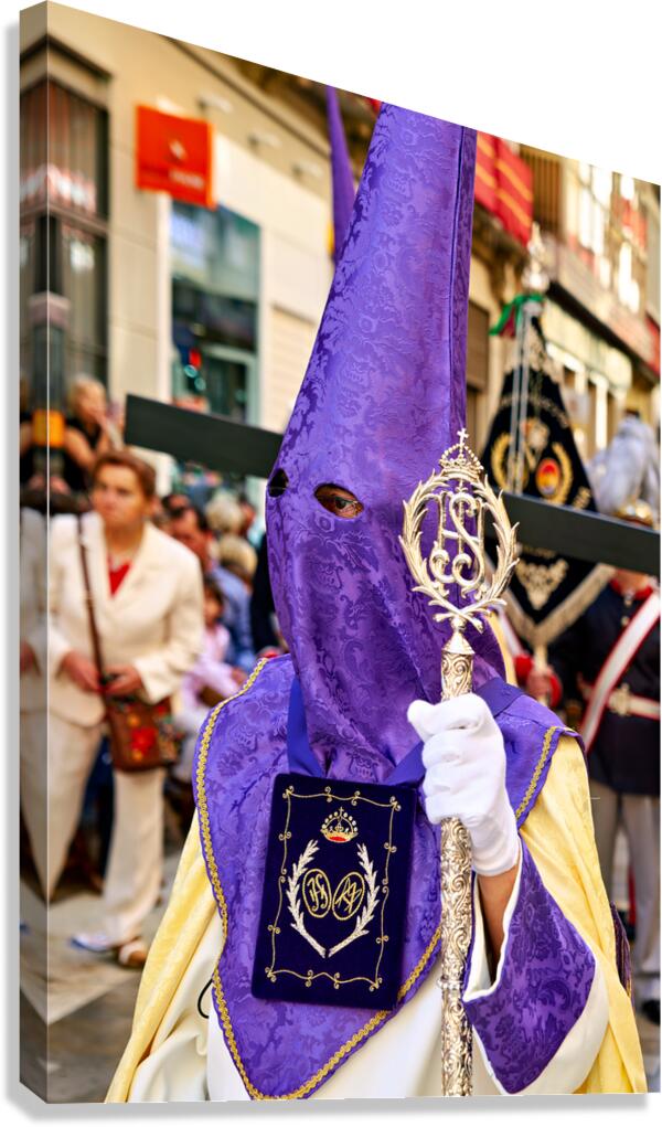 Processions for easter holy week in malaga spain