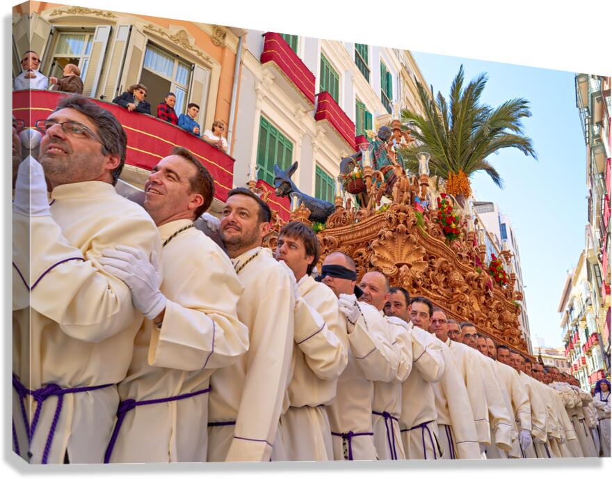 Procession in Malaga during Easter Holy Week