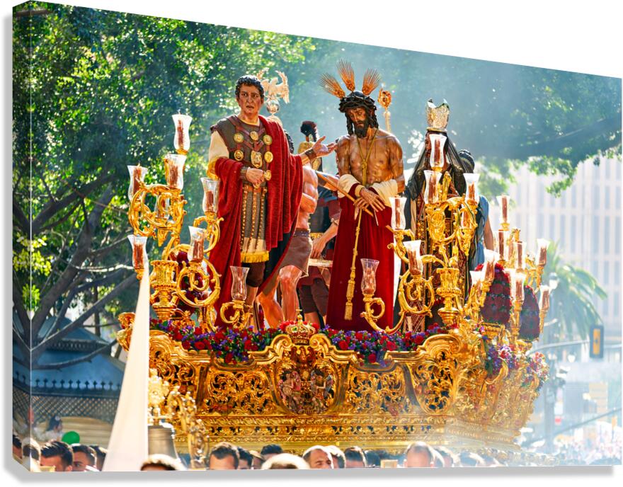 Processions in malaga for easter holy week