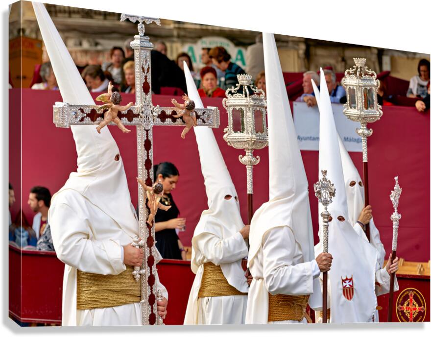 Holy Week processions in Malaga during Easter