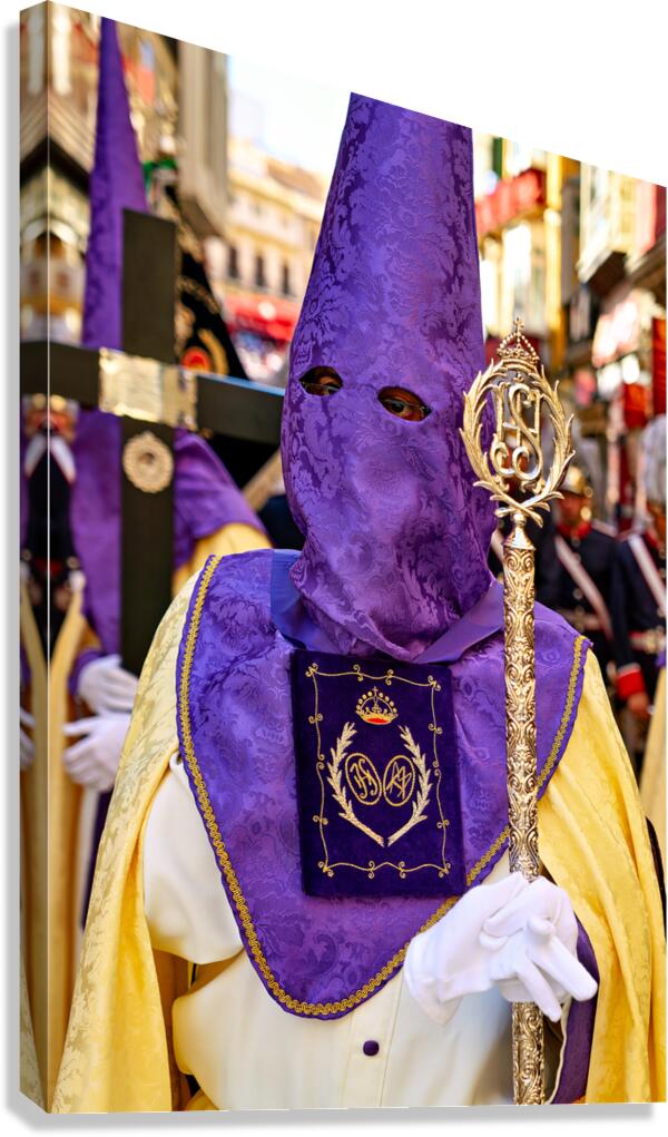 Processions during Holy Week in Malaga Andalusia