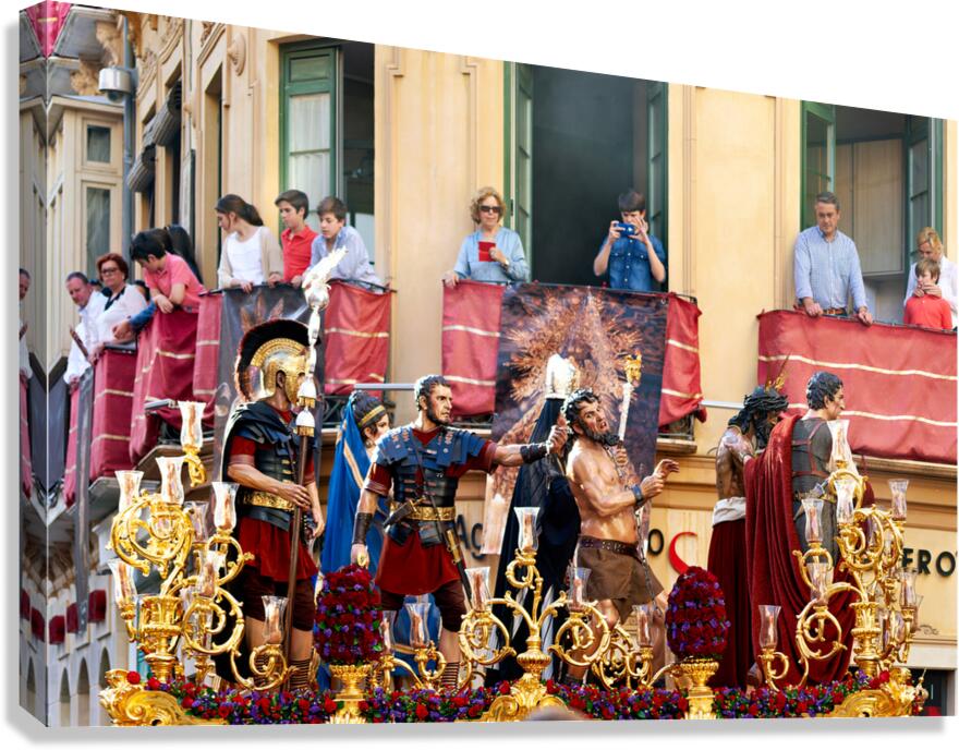 Procession in Malaga during Easter Holy Week